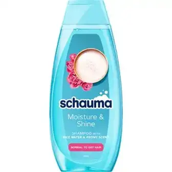 Шампунь Schwarzkopf Schauma Moisture & Shine для нормального та сухого волосся 400 мл-Schauma