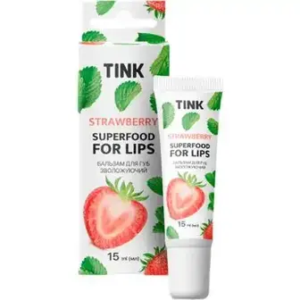 Бальзам для губ Tink Strawberry зволожуючий 15 мл-Tink