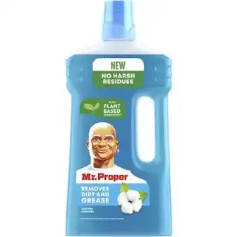 Миючий засіб Mr.Proper Cotton flowers для полу від бруду та жиру 1 л-Mr.Proper