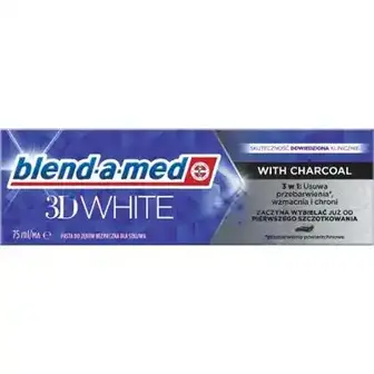Паста зубна Blend-a-Med 3D White With Charcoal 75мл-Blend-a-med