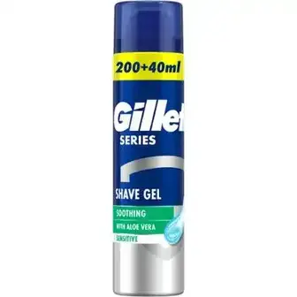 Гель для гоління Gillette Series Soothing заспокійливий 240мл-Gillette