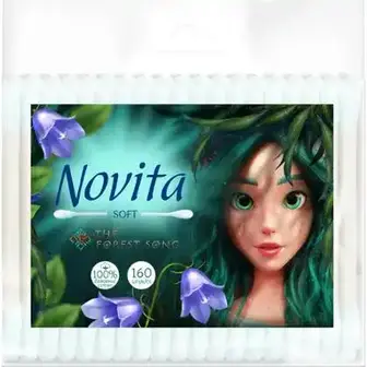 Палички ватні Novita Soft MAVKA косметичні 160 шт-Novita