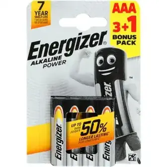 Батарейки Energizer Alkaline Power AAA 4 шт-Energizer