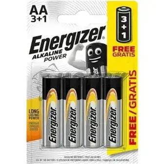Батарейки Energizer Alkaline Power AA 4 шт-Energizer