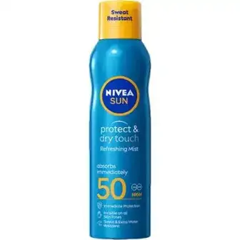 Сонцезахисний міст Nivea Protect&Dry Touch освіжаючий SPF50 200 мл-NIVEA