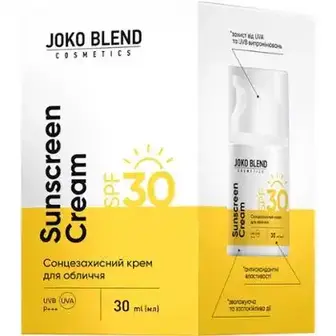 Сонцезахисний крем Joko Blend для обличчя SPF 30 30 мл-Joko Blend