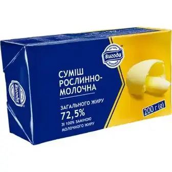 Суміш рослинно-молочна Вигода 72.5% 200 г-Вигода