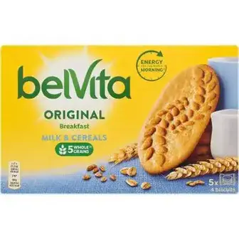 Печиво BelVita Молоко і Пластівці пісочне з мультізлакамі 225 г-BelVita