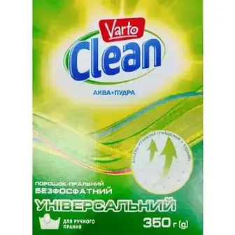 Порошок Varto Universal Clean безфосфатний для ручного прання 400 г-Varto Clean