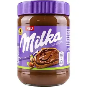 Паста горіхова Milka з фундука з додаванням какао 350 г-Milka