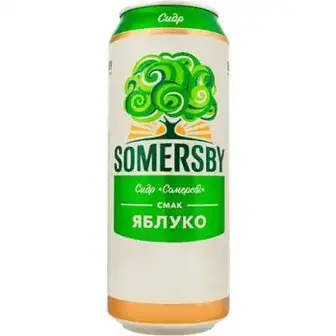 Сидр Somersby Яблуко солодкий 4.7% 0.5 л-Somersby