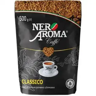 Кава розчинна Nero Aroma Riccoso 500 г-Nero Aroma