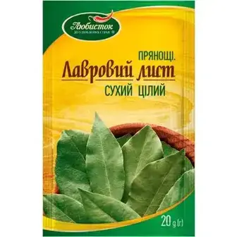 Лавровий лист Любисток цілий сухий 20 г-Любисток