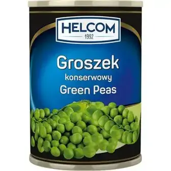 Горошок зелений Helcom консервований 400 г-Helcom