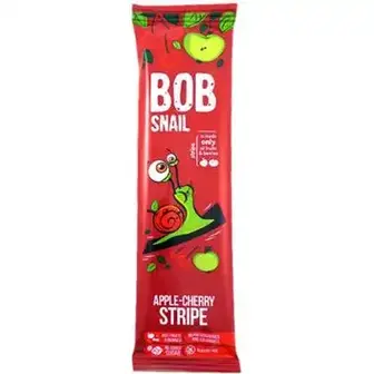 Цукерка Bob Snail Яблучно-вишневий страйп 14 г-Bob Snail