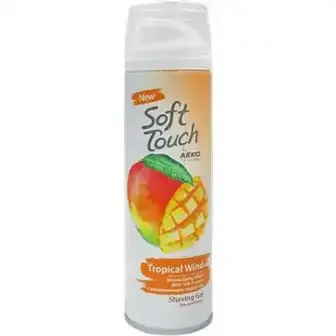 Гель для гоління для жінок Arko Soft Touch Tropical Wind 200 мл-Arko