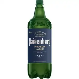 Пиво Haisenberg Premium Lager світле фільтроване пастеризоване 4.5% 1.8 л-Haisenberg