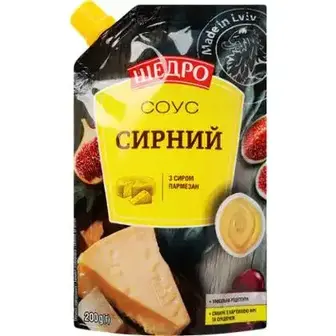 Соус Щедро Сирний 200 г-Щедро
