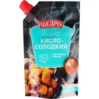 Соус Щедро Кисло-солодкий 200 г-Щедро