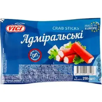 Крабові палички Vici Адміральські заморожені 250 г-VICI