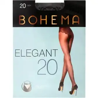 Колготи жіночі BOHEMA Elegant 20 den р.3 чорний-BOHEMA