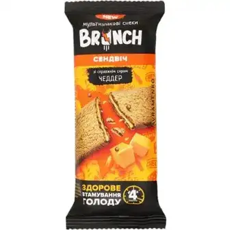 Снек Brunch Чеддер хрусткий сендвіч 47 г-Brunch