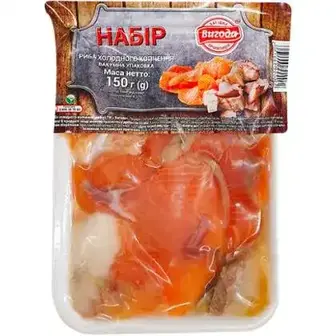 Набір риби Вигода холодного копчення нарізка 150 г-Вигода