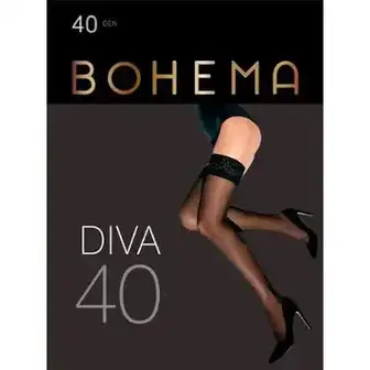 Панчохи жіночі BOHEMA Diva 40 den чорні р. 1/2-BOHEMA