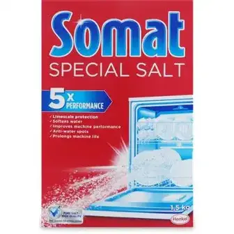 Сіль для посудомийних машин Somat, 1500 г-Somat
