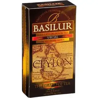 Чай Basilur Особливий чорний 25 шт по 2 г-Basilur