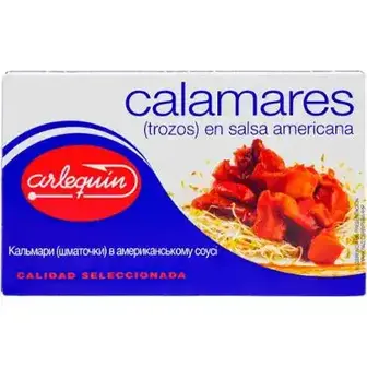 Кальмар Arlequin в американському соусі 120 г-Arlequin