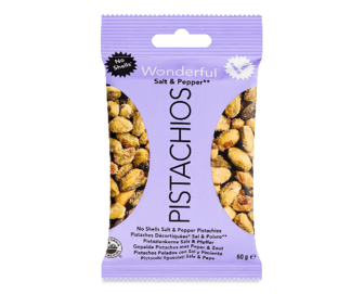 Фісташки Wonderful Pistachios смажені солоні очищені