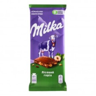 ШОК МОЛ З ЛІС ГОРІХОМ 90Г МІЛКА