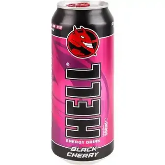 Напій Hell Black Cherry енергетичний газований 500 мл-Hell