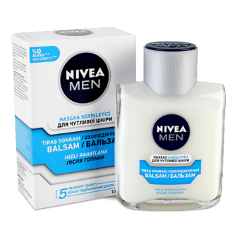 Бальзам після гоління Nivea охолоджуючий для чутливої шкіри 100мл
