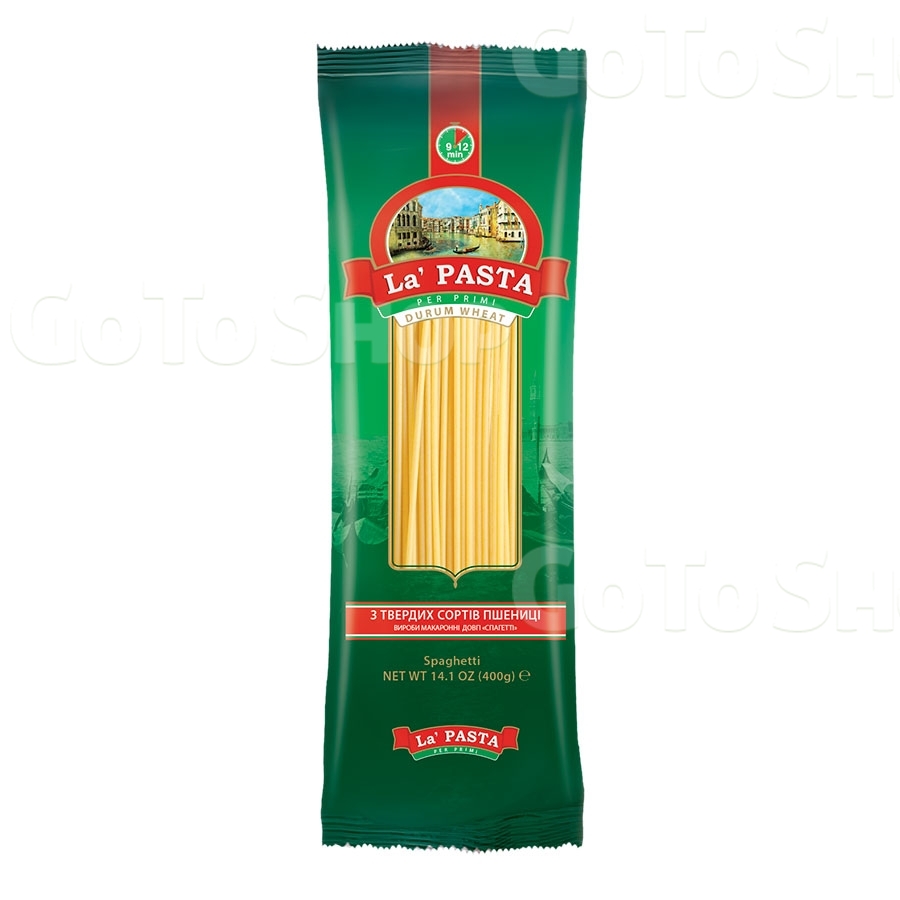 Мак. Вир. 400г La Pasta Спагеті 