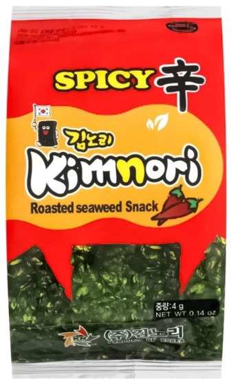 Чіпси Норі Kimnori Spicy, 4 г