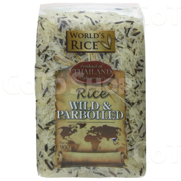 Рис World&#039;s Rice Дикий + Парбоілд, 900 г