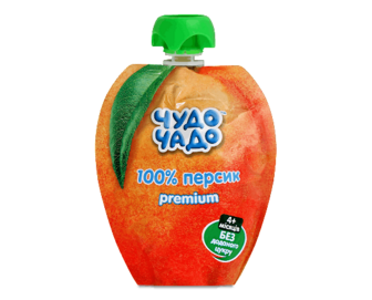 Пюре «Чудо-Чадо» Premium персик 90г