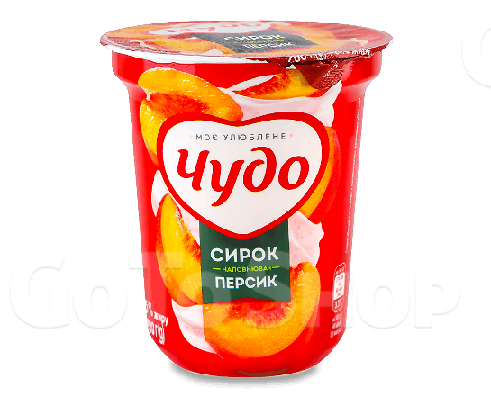 Сирок «Чудо» збитий персик 5% 200г