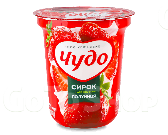 Сирок «Чудо» збитий полуниця 5% 200г