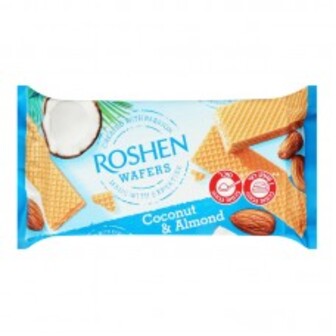 Вафлі Wafers Кокос/Мигдаль 216Г Рошен