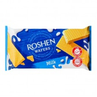 ВАФЛІ WAFERS МОЛОКО 216Г РОШЕН