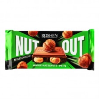 Шок Мол Nut Out Ціл Фундук 90Г Рошен