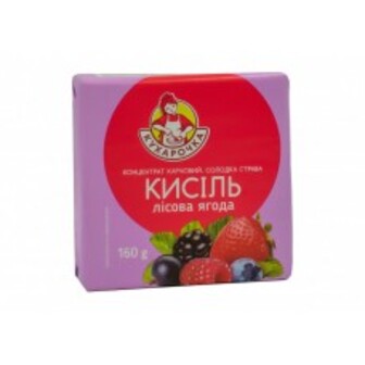 КИСІЛЬ ЛІСОВА ЯГОДА 160Г КУХАРОЧКА