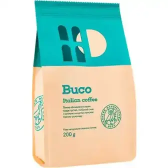 Кава Buco Italian Blend мелена 200 г-Buco