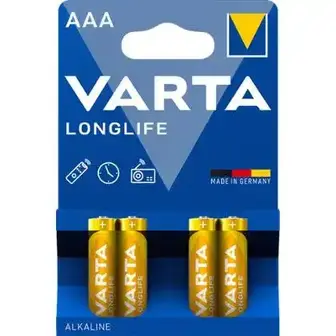 Батарейка Varta Longlife AAA BLI Alkaline 4 шт.-Varta