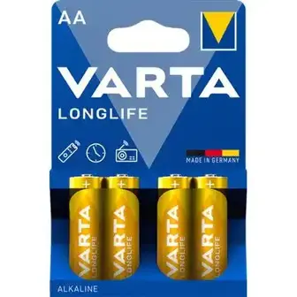 Батарейка Varta Longlife AA BLI Alkaline 4 шт.-Varta