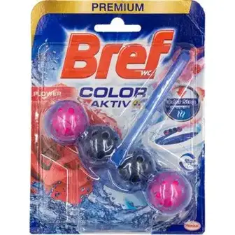 Туалетний блок Bref Color Aktiv Квіткова свіжість 50 г-Bref