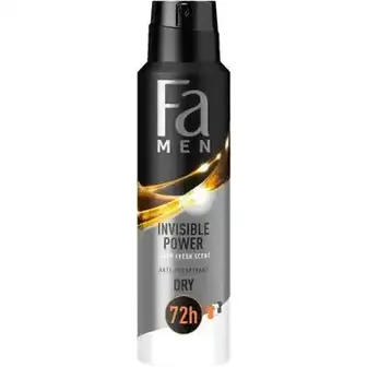 Дезодорант-спрей Fa Men Xtreme Invisible Power 150 мл-Fa